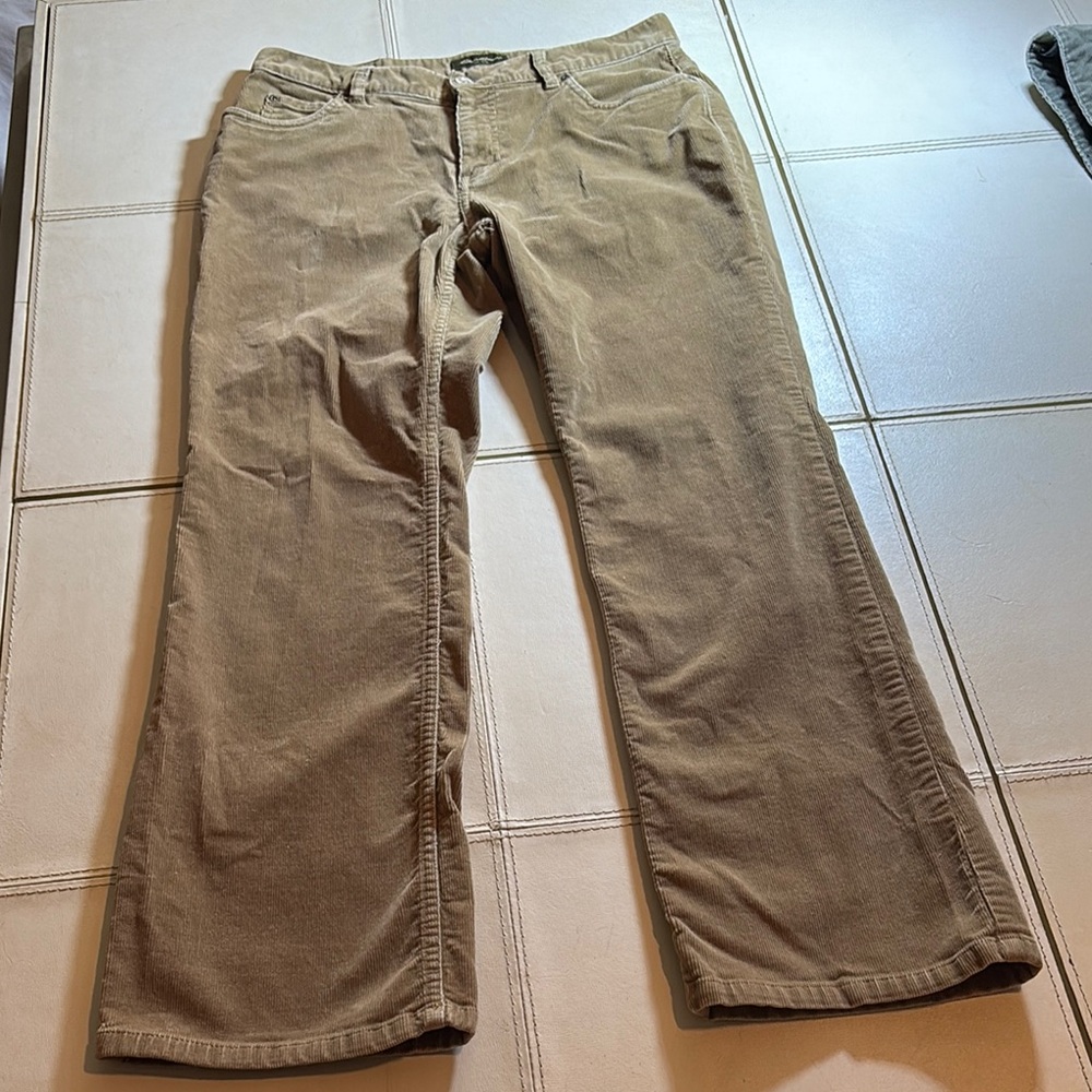 Eddie Bower Tan Corduroy Pants